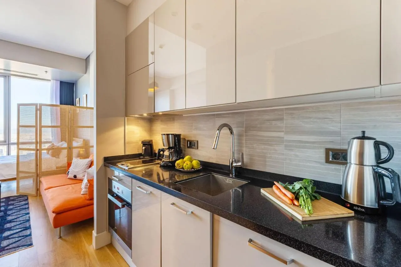 Studio Flat With Panoramic City View In Atasehir Apartment Istanbul